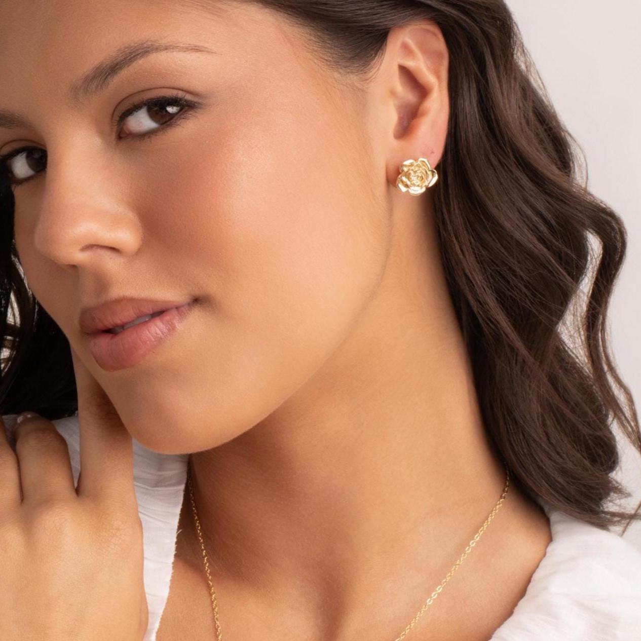 Floral Stud Earrings