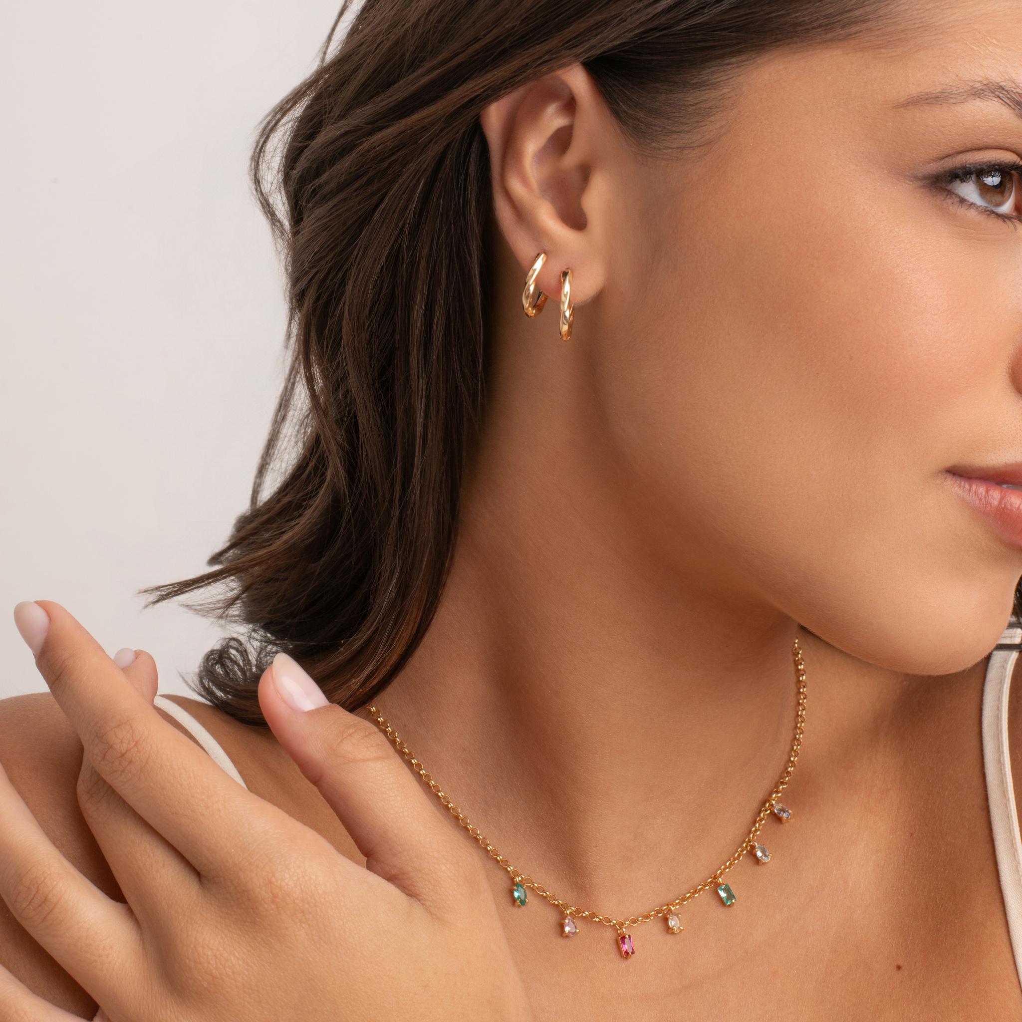 Color Drop Necklace