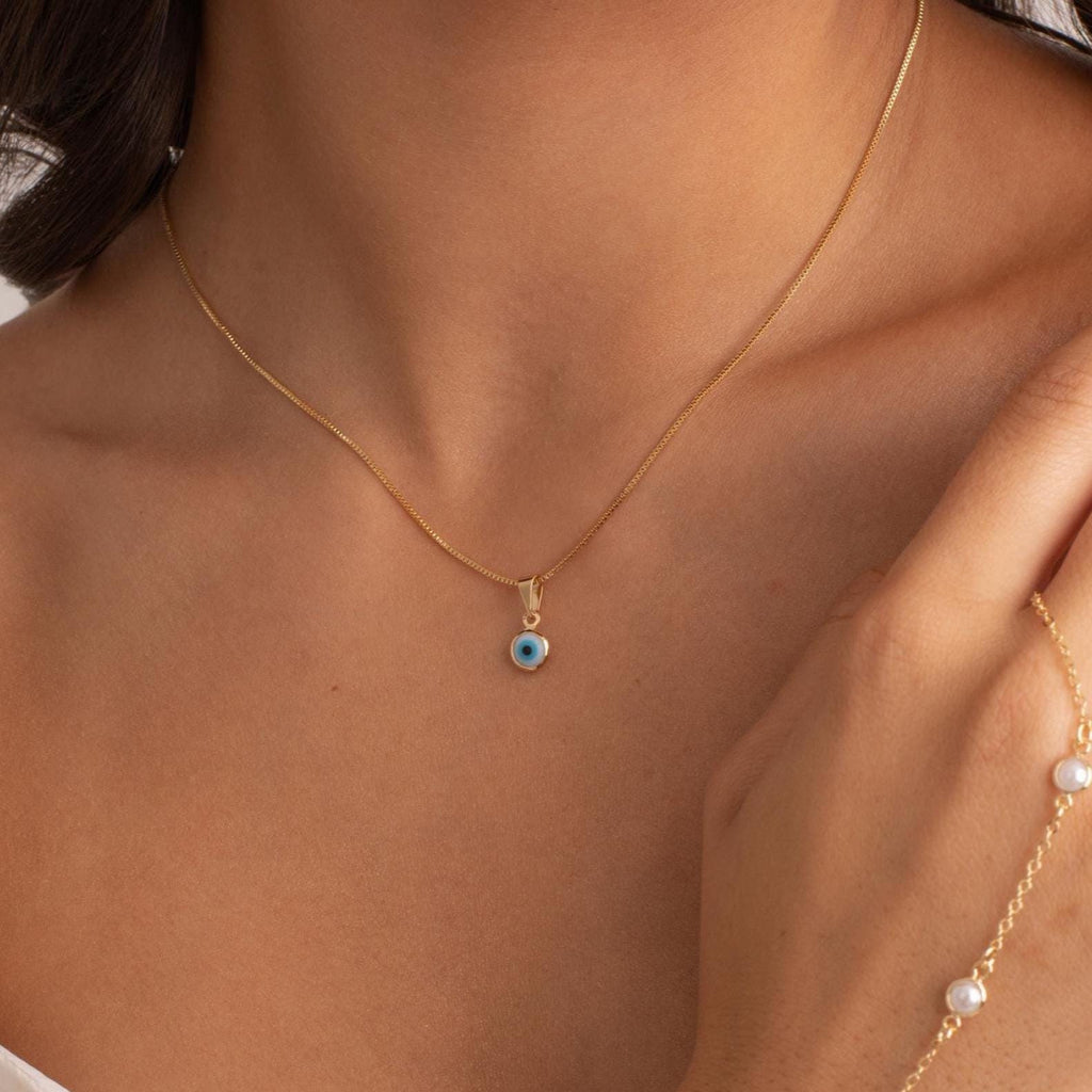 Dainty Evil Eye Necklace