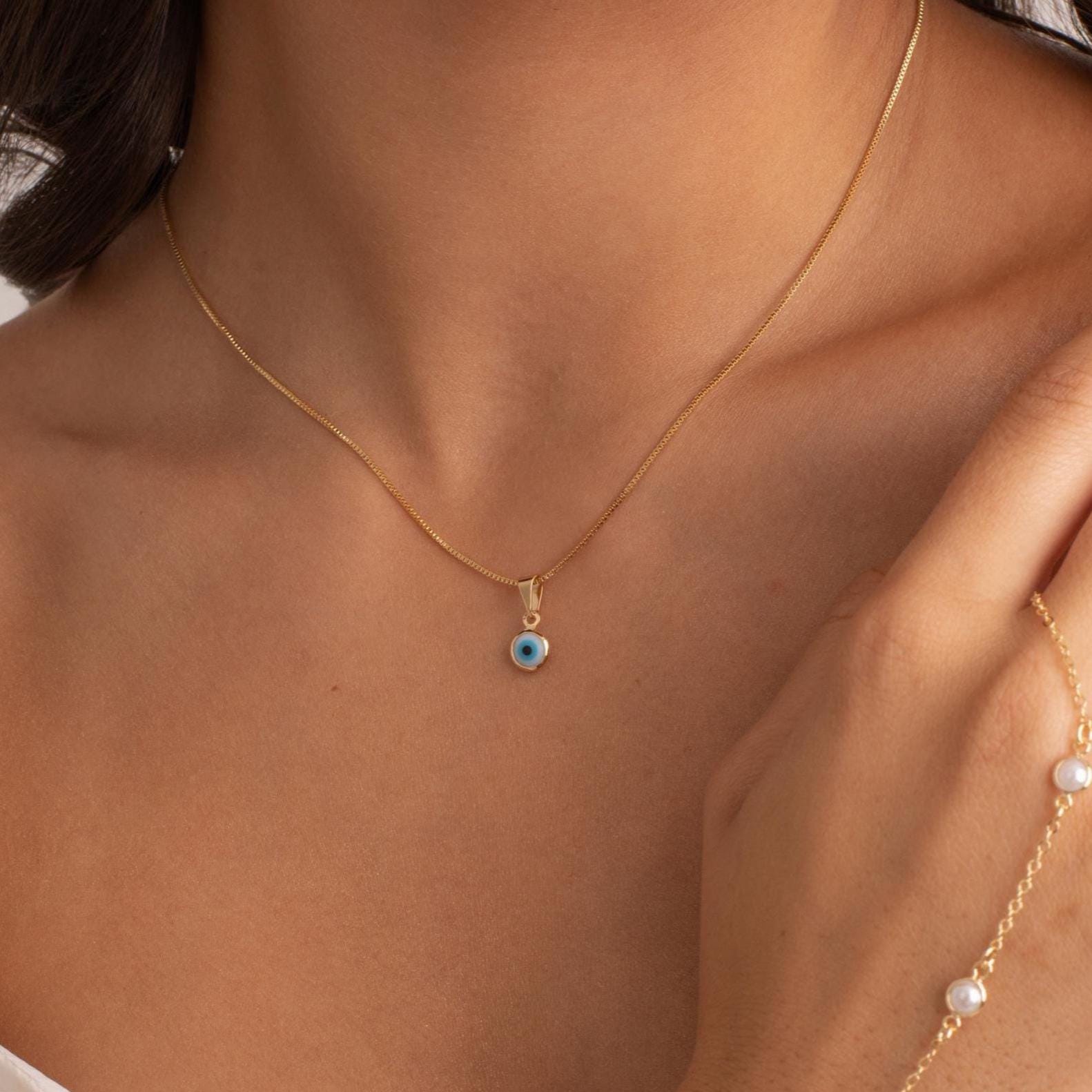 Dainty Evil Eye Necklace