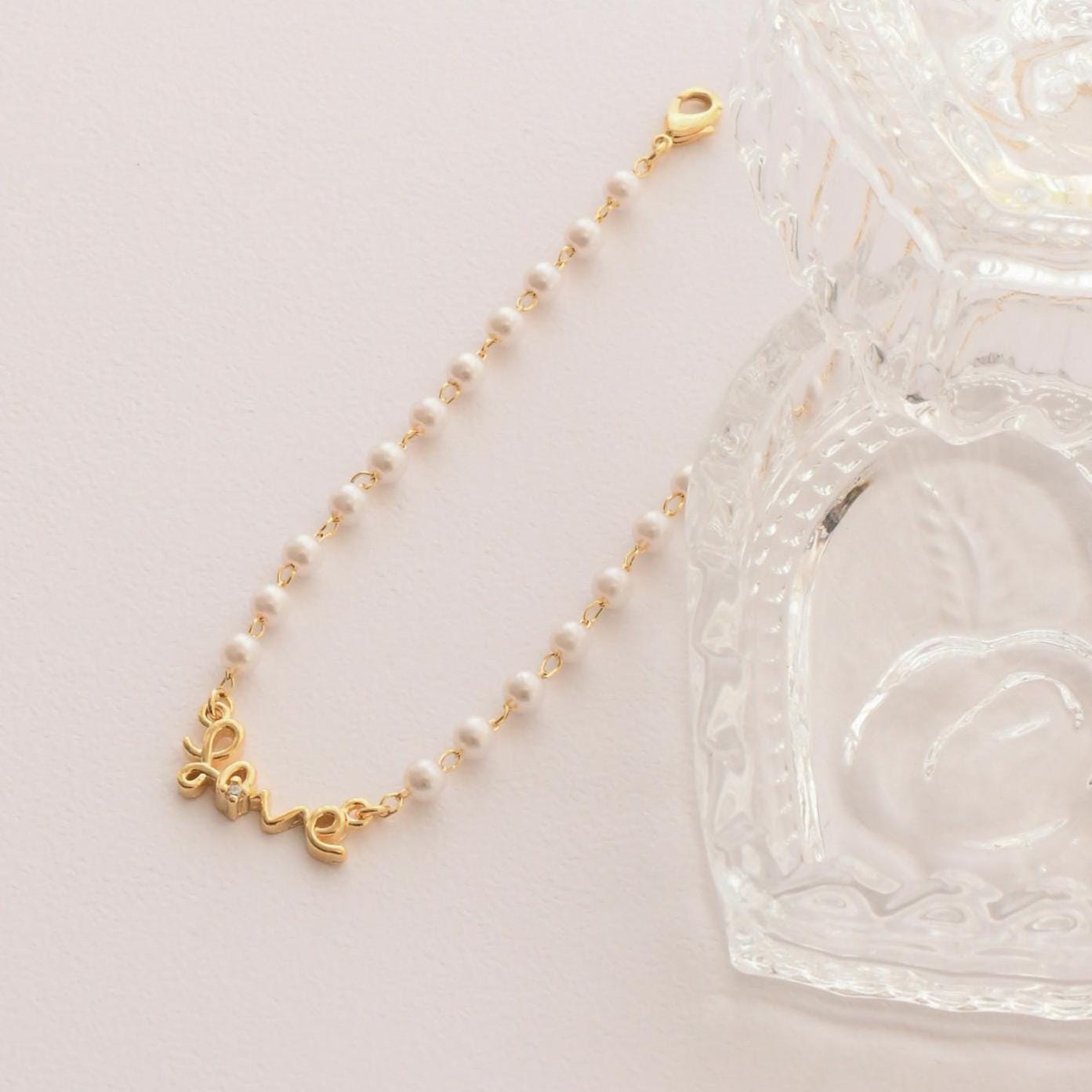 Pearl “Love”  Bracelet