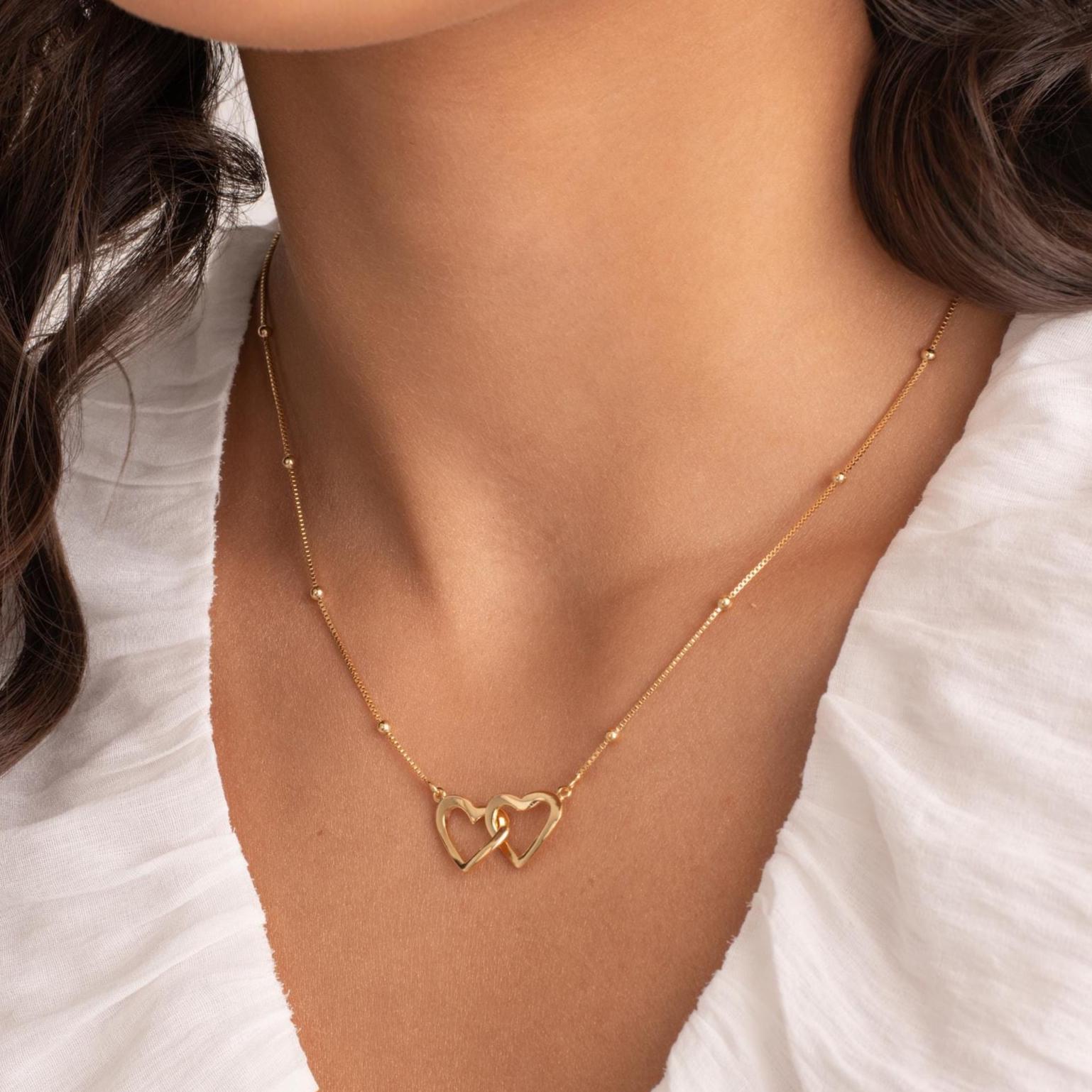 Double Hearts Necklace