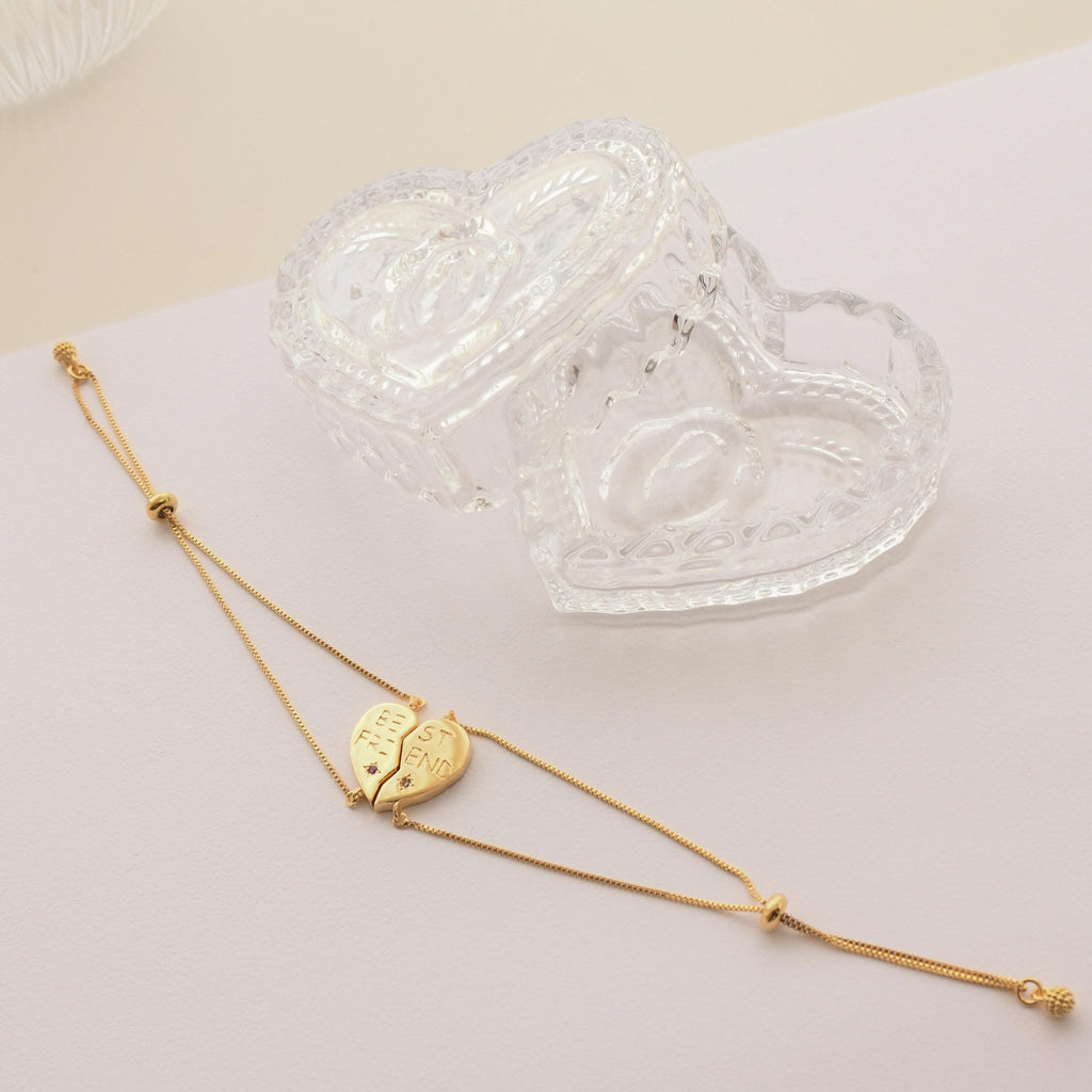 Friend Heart Bracelet Set
