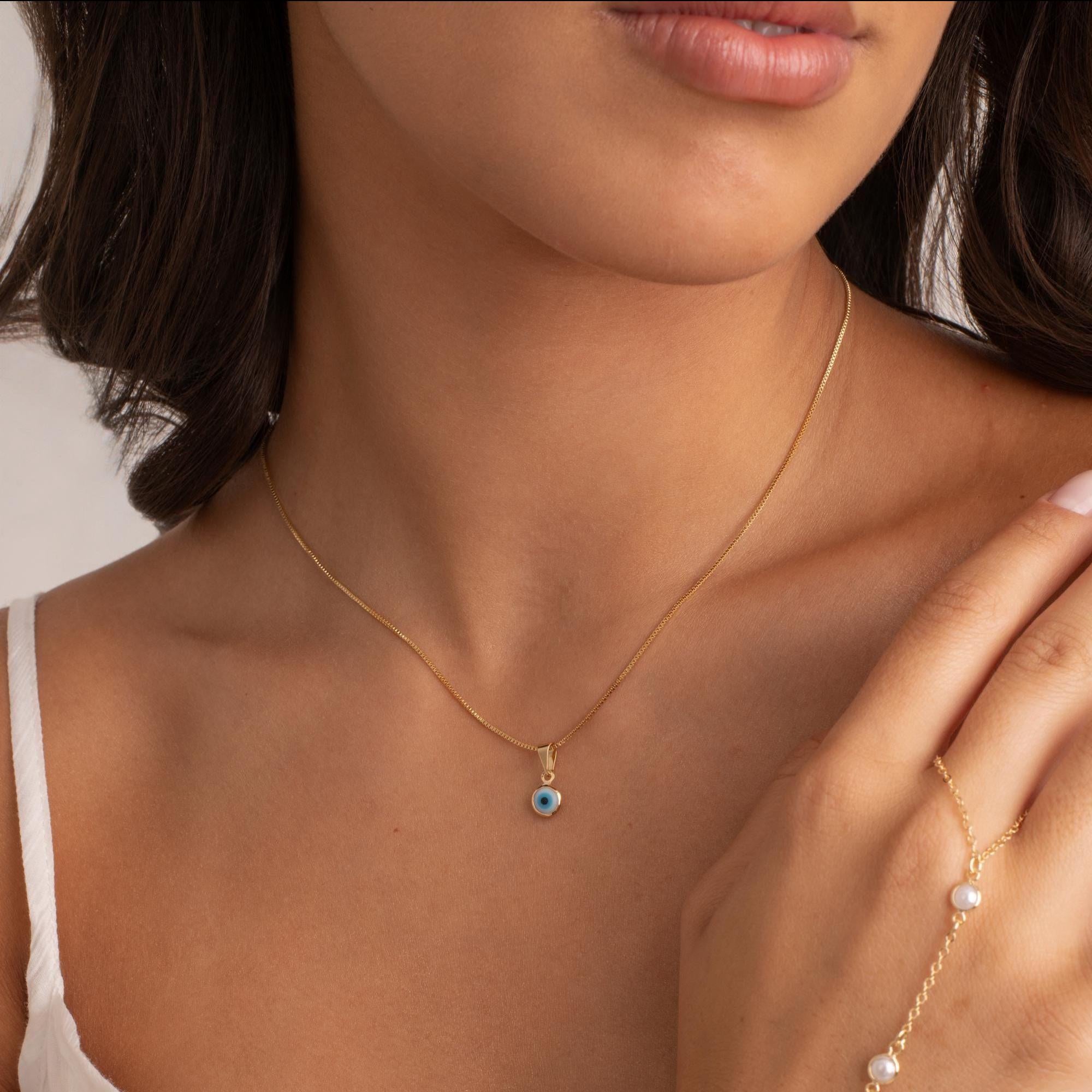 Dainty Evil Eye Necklace