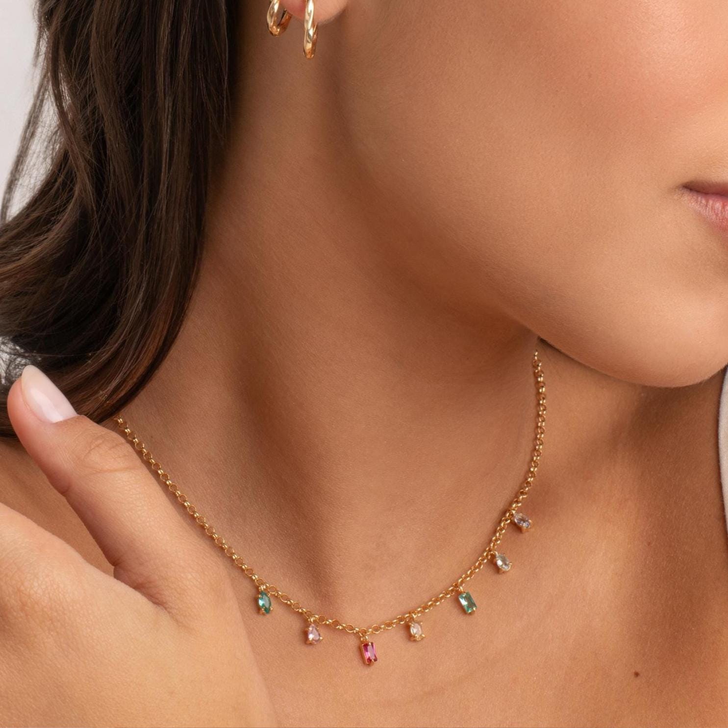 Color Drop Necklace