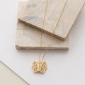 Luminous Butterfly Necklace
