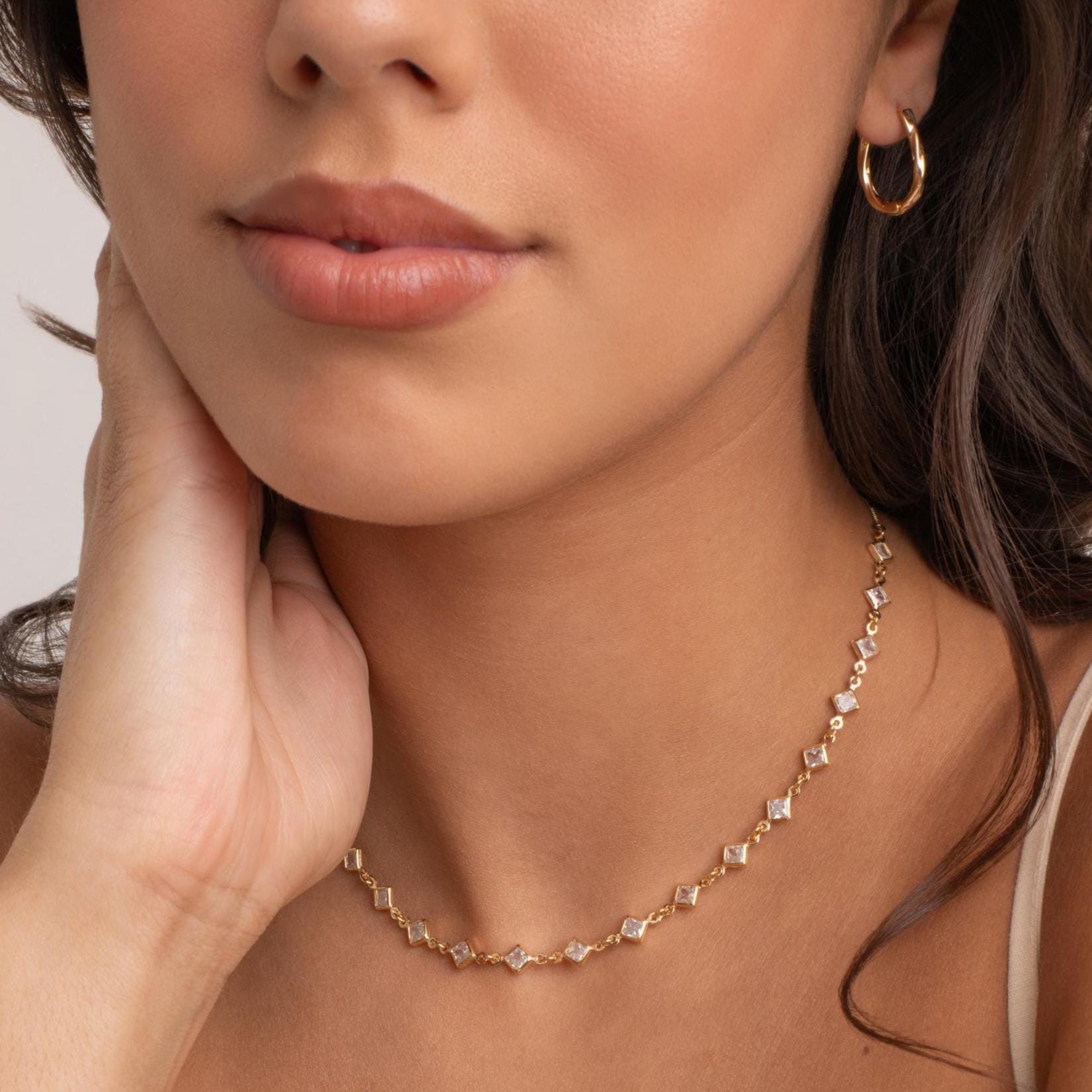 Adjustable Crystal Necklace