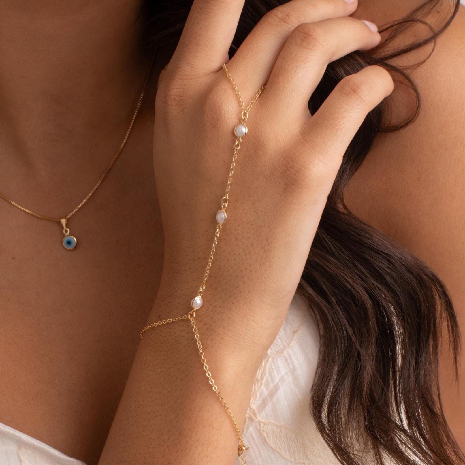 Pearl Hand Chain