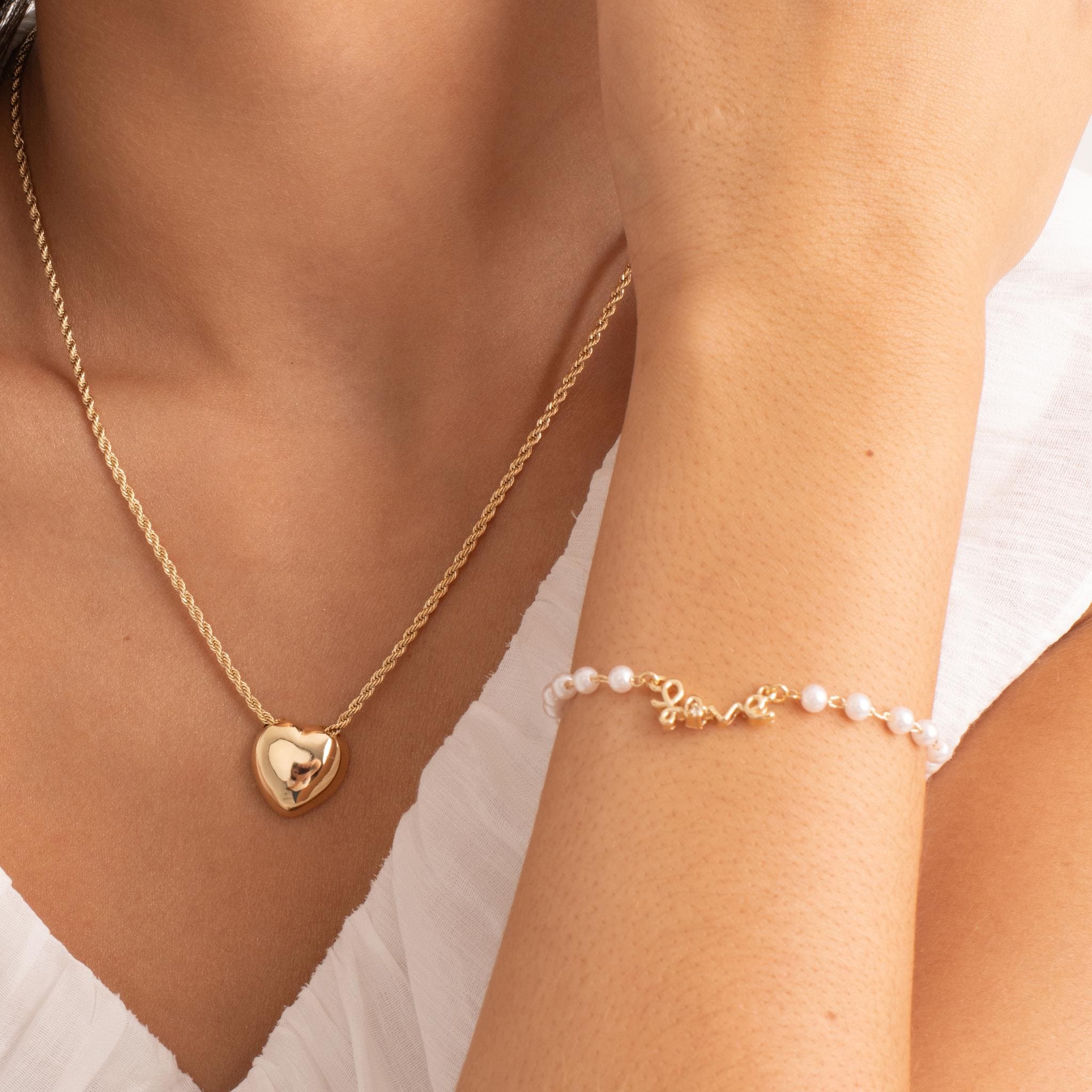Pearl “Love”  Bracelet