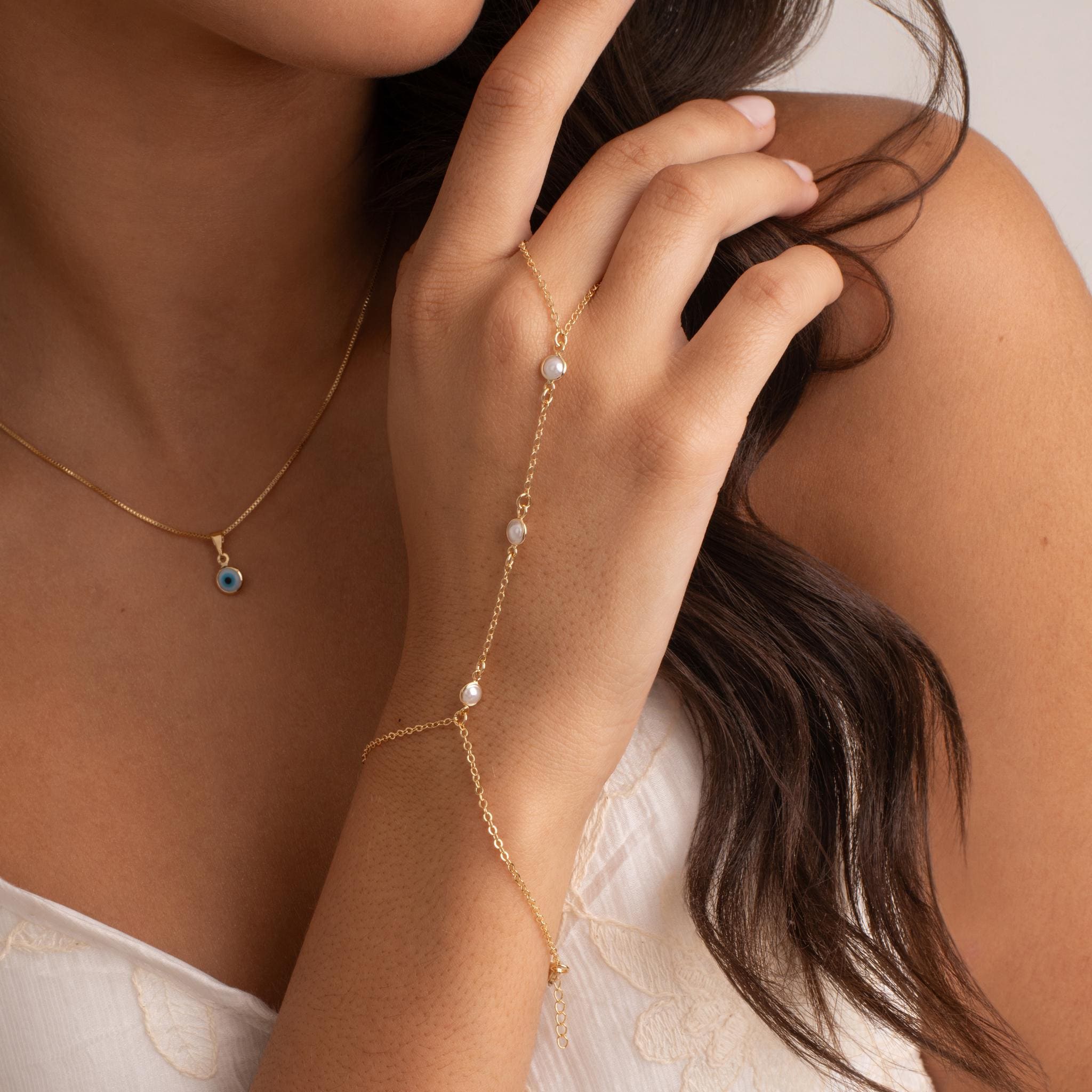 Pearl Hand Chain
