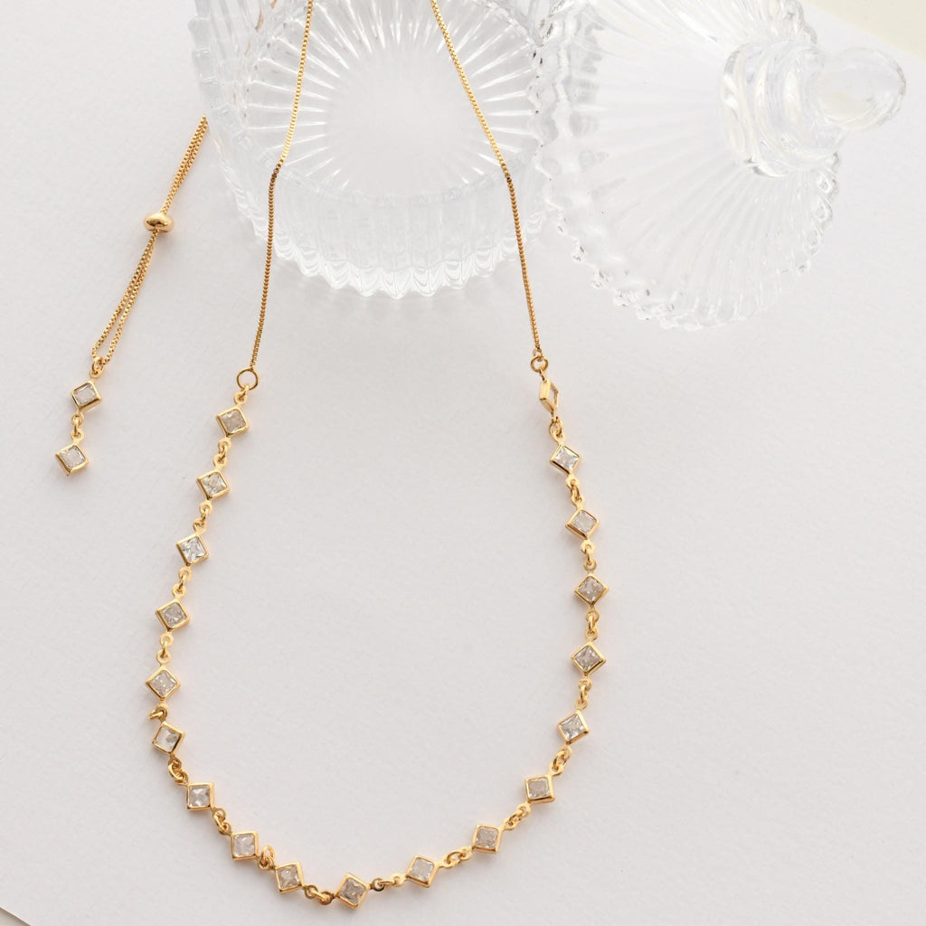 Adjustable Crystal Necklace